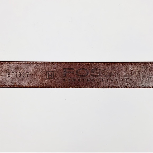 Fossil | Leather Equestrian Style Belt - Picture 6 of 7